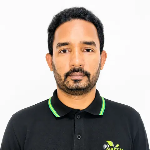 Mr. Duminda Mallikachchi, Head of Finance and HR at Go Green Exports